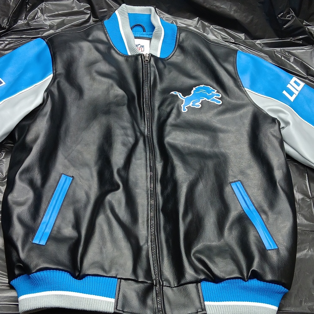 Detroit Lions GIII Quilted Jacket sz XL